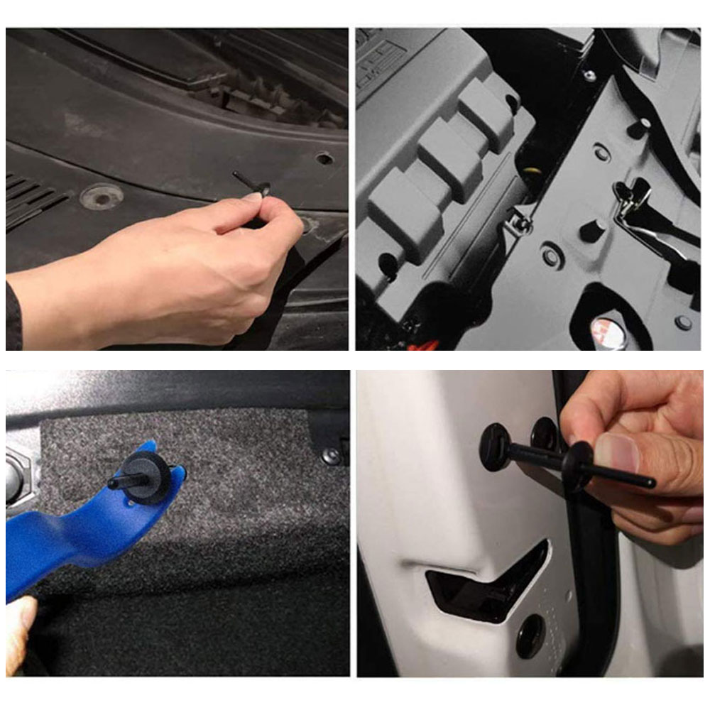 LuneZhenth 50PCS fender flare bumper door trim plastic rivet retainer Fits Chrysler 6501559, 6506007AA GM 10184895 Ford N803862-S - Image 4